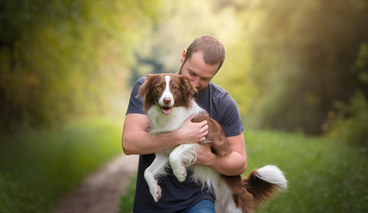 Adoption responsable d'animaux illustrant l'impact positif sur leur bien-être
