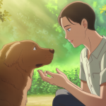 Un éducateur canin utilisant une approche naturelle avec un chien dans une situation complexe