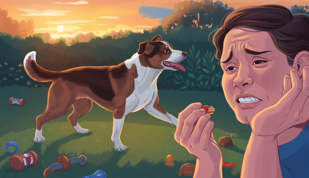 Un propriétaire de chien commettant des erreurs d'apprentissage