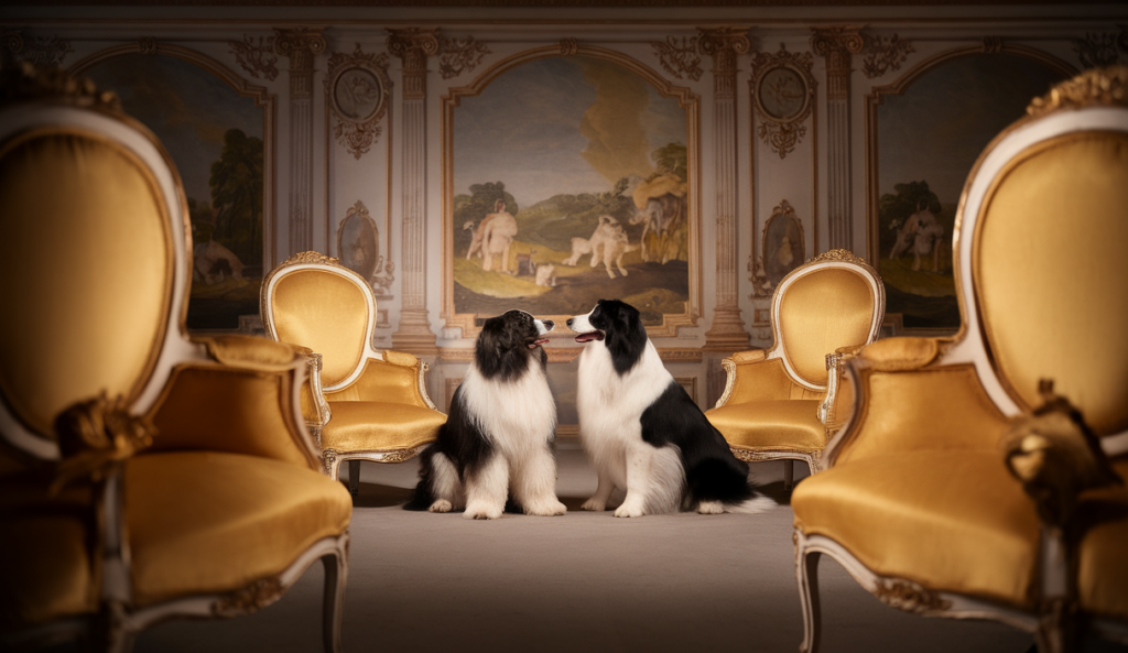 Illustration détaillée de l'évolution historique du Caniche.