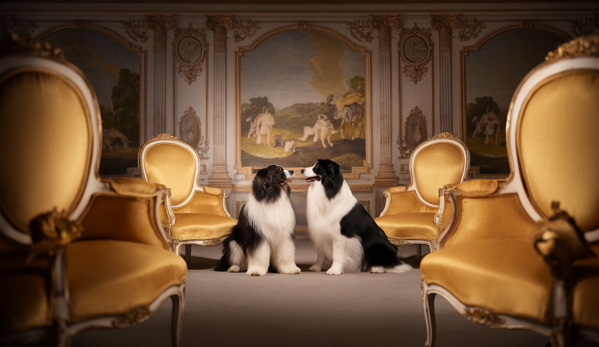 Illustration détaillée de l'évolution historique du Caniche.