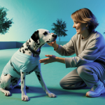 Un Dalmatien en éducation canine personnalisée