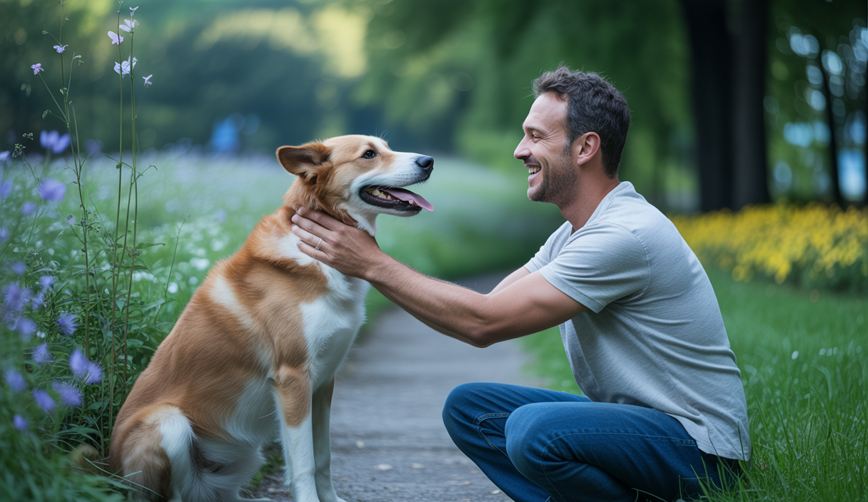 Chien et maître en harmonie grâce à l'éducation positive