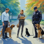 Un aperçu visuel des métiers avec chiens lucratifs en 2025, illustrant l'éducation canine, la sécurité privée et le comportementalisme