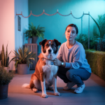 Un chien de compagnie protégé dans un environnement sécurisé