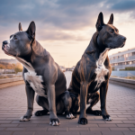 Comparaison visuelle entre Cane Corso et XL Bully, deux races protectrices.