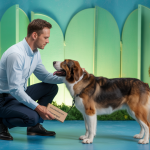 Illustration de techniques de gestion de l'agressivité chez les chiens