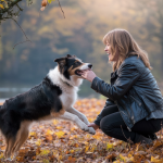 Un lien fort entre un chien et son propriétaire en pleine aventure