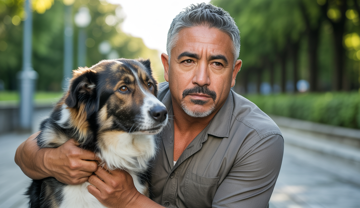 Cesar Millan guide un chien agressif pour gérer ses aboiements excessifs avec calme et assurance